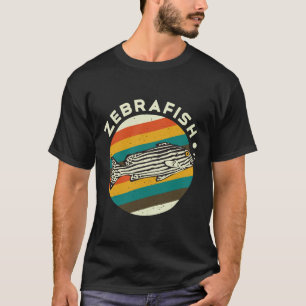 Retro Zebra Silhouette Idee T-Shirt