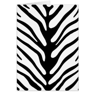 Retro Zebra Stripe Motif