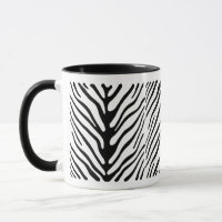 Retro Zebra Stripe Motif