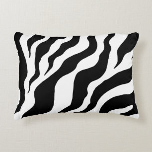 Retro-Zebra-Tierdruck-Kissen  Dekokissen