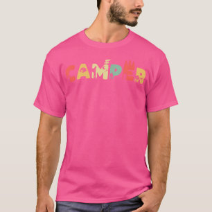 Retro Zelt Camping Wandern - Campo Vintag Campi T-Shirt