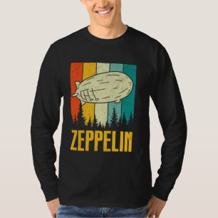 Retro Zeppelin 70er 80er Dirigible Luftschiff Zepe T-Shirt