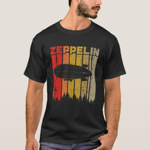 Retro Zeppelin 70er 80er Dirigible Luftschiff Zepe T-Shirt