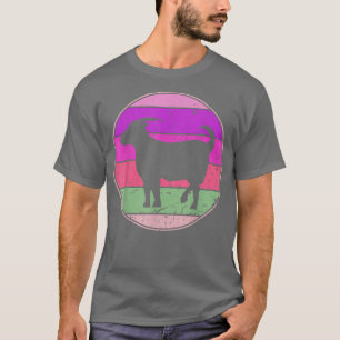Retro-Ziege Vintage Ziege Tierzucht Bauer T-Shirt