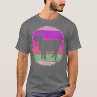 Retro-Ziege Vintage Ziege Tierzucht Bauer T-Shirt