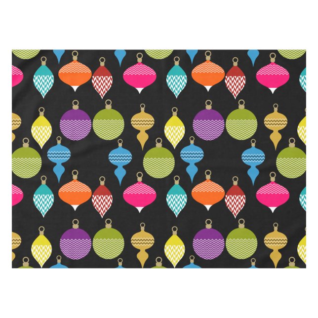 Retro-Zierball Tischdecke (Vorderseite (Horizontal))