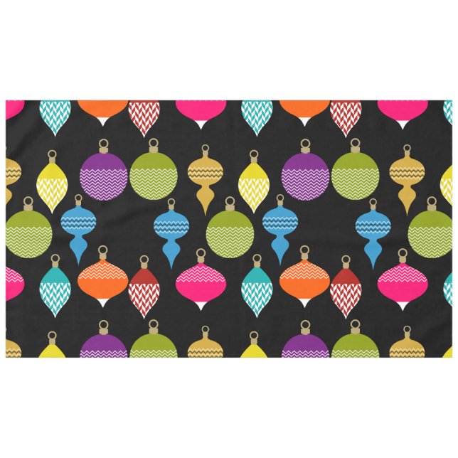 Retro-Zierball Tischdecke (Vorderseite (Horizontal))