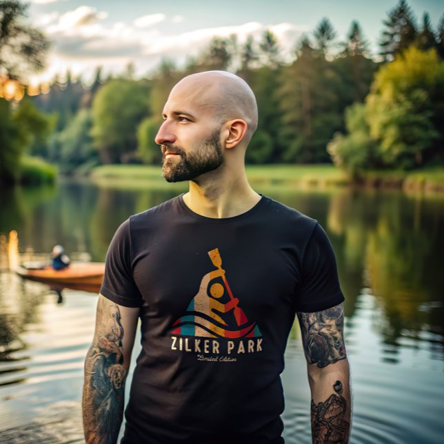 Retro Zilker Park Kayaking T-Shirt (Von Creator hochgeladen)