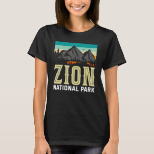 Retro Zion Nationalpark USA Vintages Utah Abenteue T-Shirt