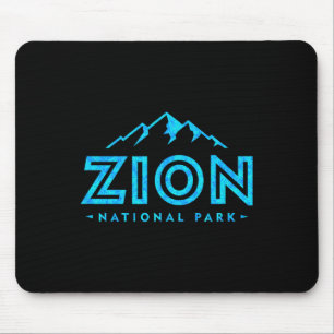Retro Zion Nationalpark Utah Berg Frauen Männer S Mousepad