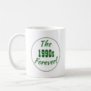 Retro-Zitat der 1990er Jahre Kaffeetasse