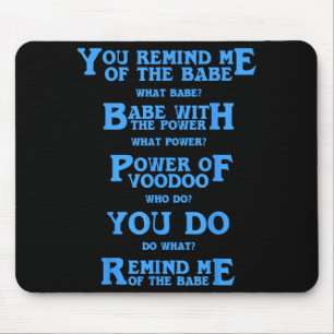 Retro-Zitat Du erinnerst mich an den Kleinen Basic Mousepad