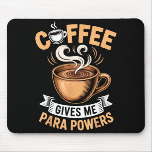 Retro-Zitat Kaffee gibt mir Para Wers Lustiges Tri Mousepad