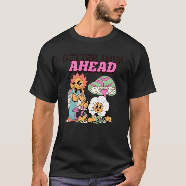 Retro-Zitat Mädchen T-Shirt (Vorderseite)