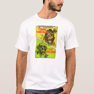 Retro Zombie: Ich trinke Ihr Blut - ich esse Ihre T-Shirt
