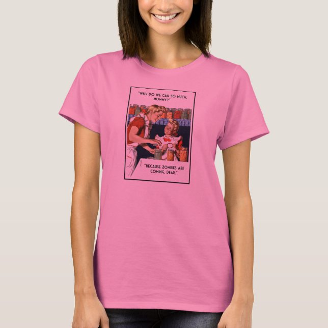 Retro Zombie-Shirt T-Shirt (Vorderseite)