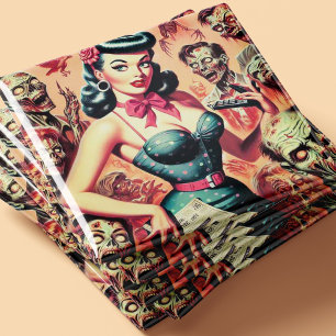 Retro-Zombies Pin-up Magnet