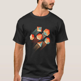 Retro Zoom RPG Gamer Dice T-Shirt