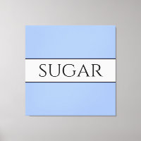 Retro-ZUCKER Hübsch blau - Streifen