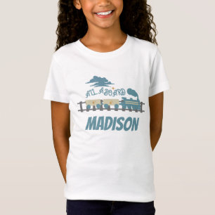 Retro-Zug Kindergeburtstag Erdig   T-Shirt