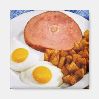 Retro zum Abendessen Magnet