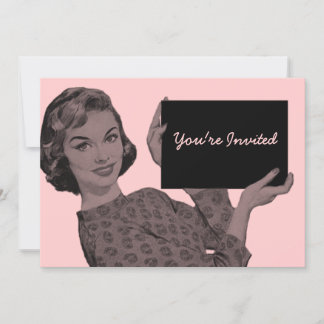 Retro-Zwischenablage Einladung