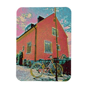 Retro-Zyklusarbeit Magnet