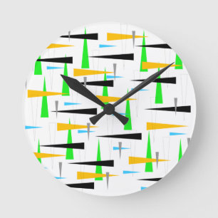 Retroakrylhalterung Runde Wanduhr