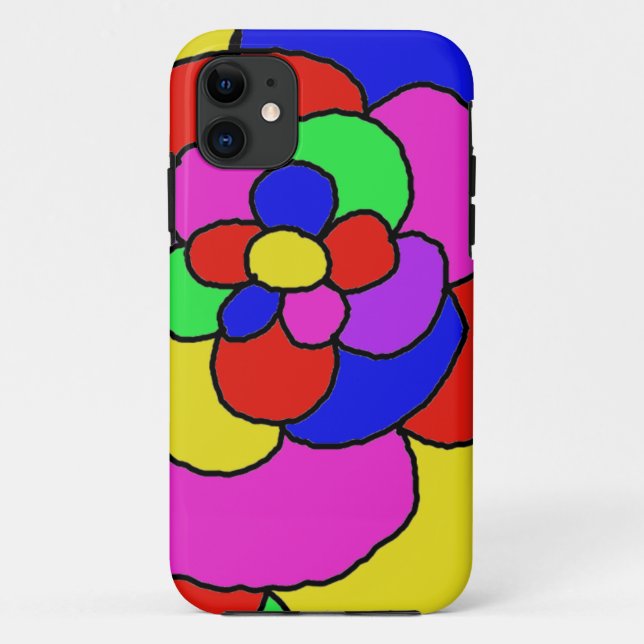 Retroblätter Case-Mate iPhone Hülle (Rückseite)