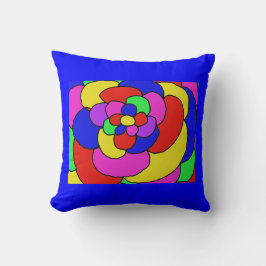 Retroblätter Kissen