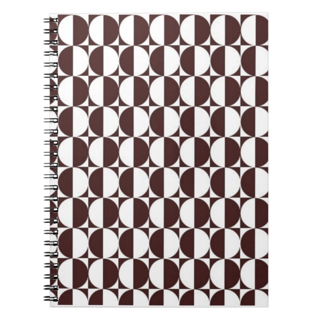 RetroCircle  – Havana Brown Edition Notizblock (Vorderseite)