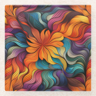 Retrodelikatglas-Untersetzer Glasuntersetzer