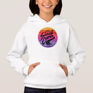 Retrodesign der Sunset Curve Hoodie