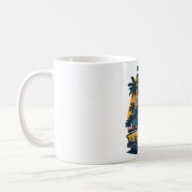 Retrodesign des klassischen Autos Kaffeetasse (Links)