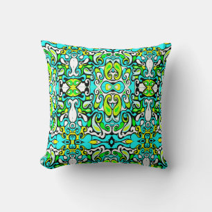 Retrodrehdoodle 60er 70er Vintager Stil Kissen