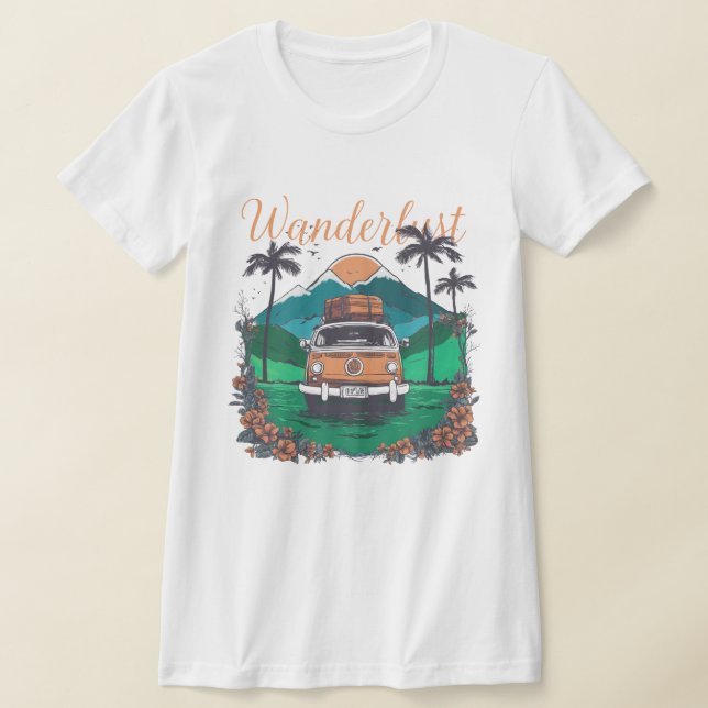 Retrodruck aus Wanderlust T-Shirt (Ablage )