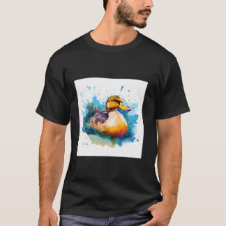 Retroente Pintail Duck Niedlich Duck Duck Wasserfa T-Shirt