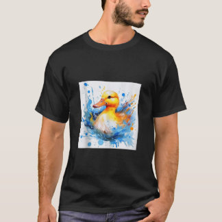 Retroente Pintail Duck Niedlich Duck Duck Wasserfa T-Shirt