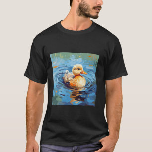Retroente Pintail Duck Niedlich Duck Duck Wasserfa T-Shirt