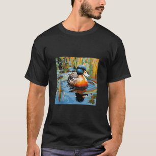 Retroente Pintail Duck Niedlich Duck Duck Wasserfa T-Shirt