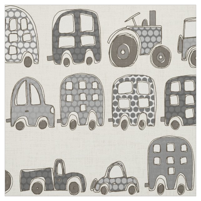 Retrofahrten Mono Stoff (Muster)