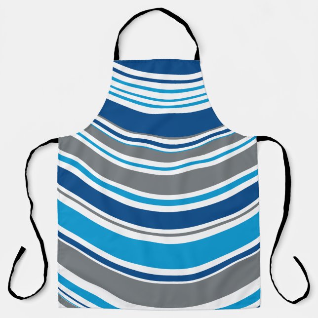 Retrofarben Waves  Schürze (Vorderseite)