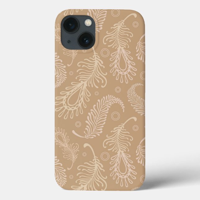 Retrofeater-Blassmuster Case-Mate iPhone Hülle (Rückseite)