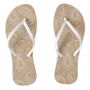 Retrofeater-Blassmuster Flip Flops