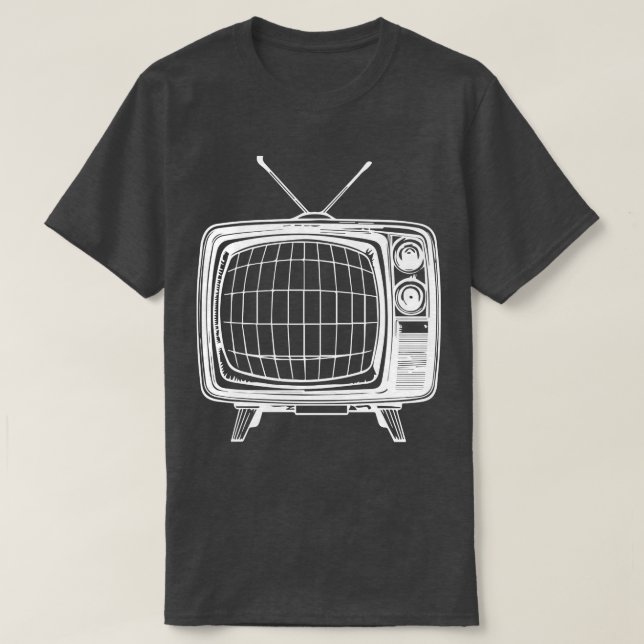 Retrofernsehdesign 1 T-Shirt (Design vorne)