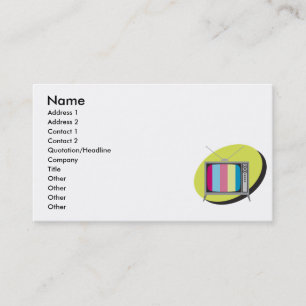 Retrofernsehen Visitenkarte