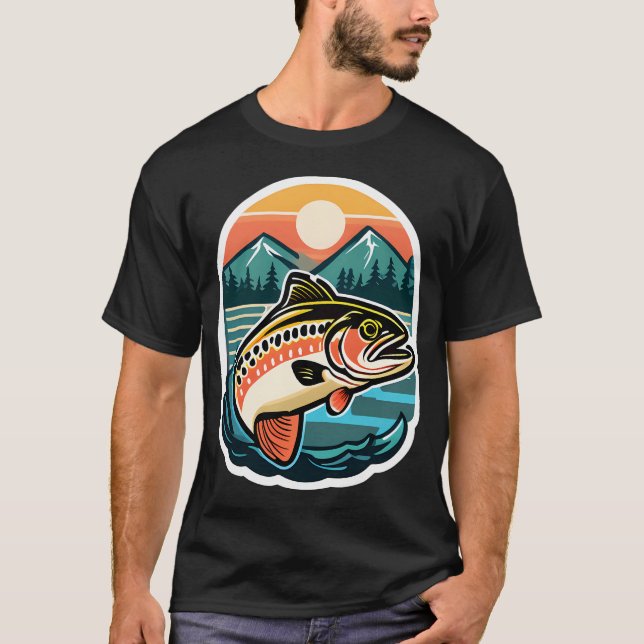 Retroforelle T-Shirt (Vorderseite)
