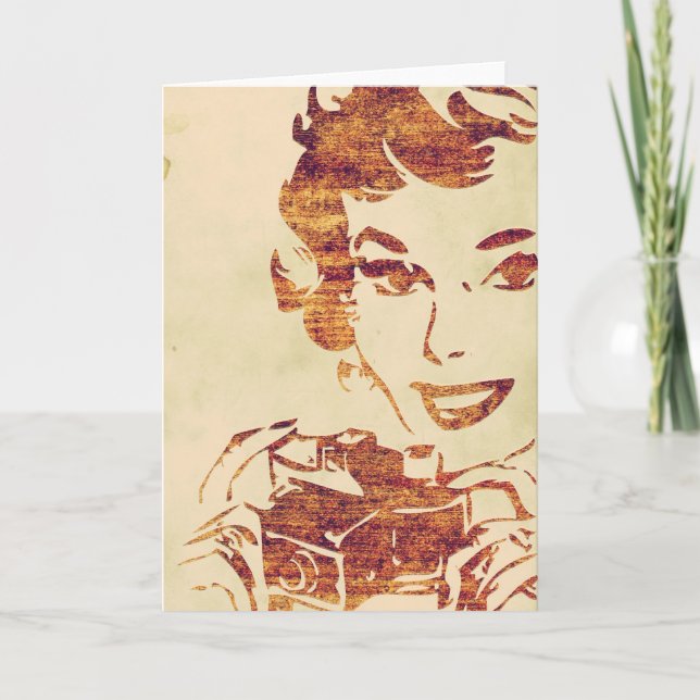 Retrofotograf Karte (Vorderseite)