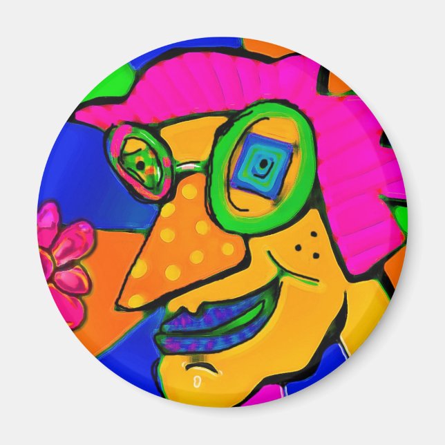 Retrofunk Magnet (Vorne)