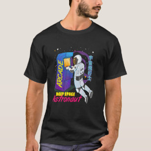 Retrofuturistischer Astronaut Retro-Arcade-Ästheti T-Shirt